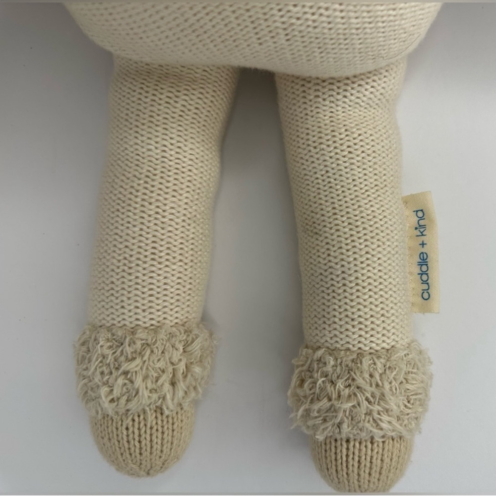 Cuddle + Kind Llama Knitted Doll Plush Plushie 20” Made in Peru - Picture 4 of 10